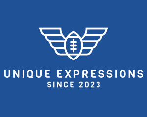 American Football Wings logo design