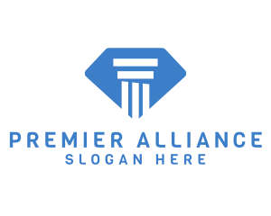 Professional Pillar Attorney logo design