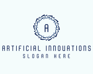 Artificial Intelligence Tech Motion logo design