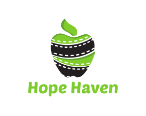 Green Apple Filmstrip logo