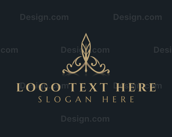 Feather Quill Tiara Logo