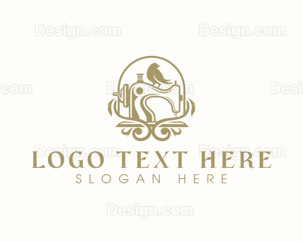 Sewing Tailoring Clothing Logo