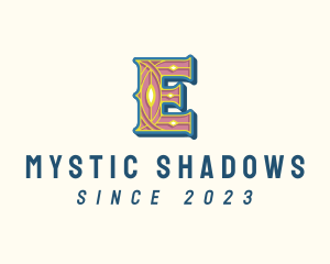Retro Occult Magic Eye logo