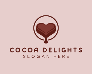 Heart Chocolate Dessert logo