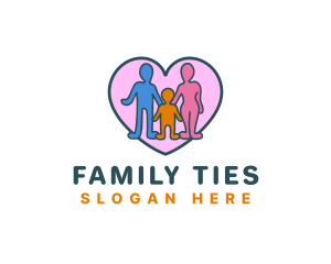 Heart Family Charity logo design