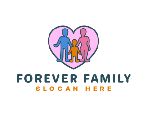 Heart Family Charity logo design