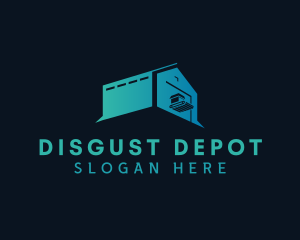 Logistics Warehouse Building  logo design