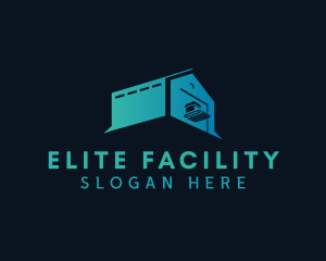 Logistics Warehouse Building  logo design