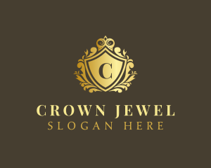 Royalty Shield Crown logo design