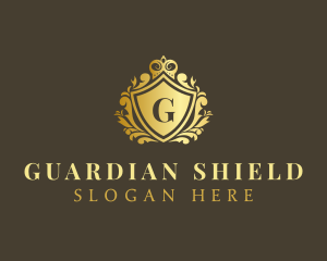 Royalty Shield Crown logo design