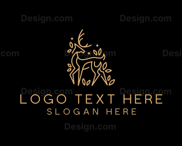 Premium Wild Deer Logo