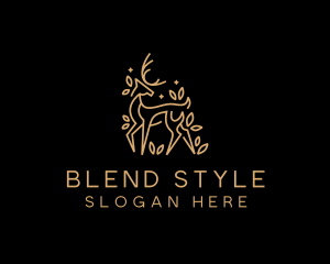 Premium Wild Deer logo design