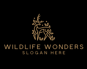 Premium Wild Deer logo design