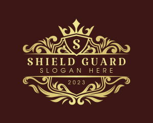 Royalty Shield Crown logo design