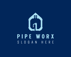 Pipe Faucet Plumbing logo