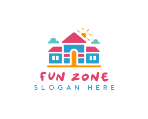 Kiddie Playhouse Daycare logo design