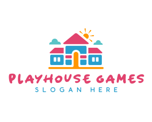 Kiddie Playhouse Daycare logo design