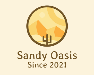Desert Valley Badge logo design