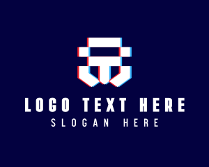 Static Motion Letter T Pixel  logo