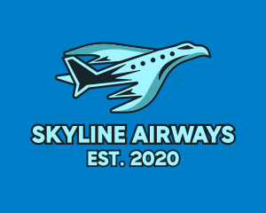 Hawk Flight Airline logo design