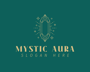 Gold Magical Crystal  logo