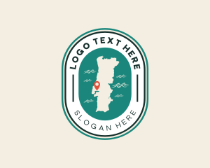 Portugal Country Map logo