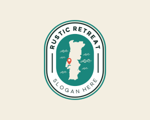 Portugal Country Map logo