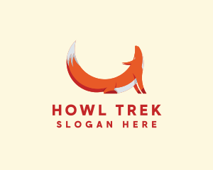 Howling Wildlife Fox  logo