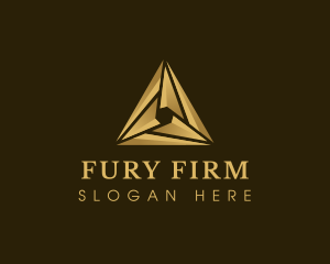 Firm Pyramid Triangle logo design