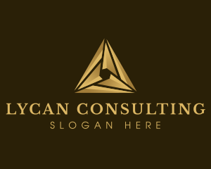 Firm Pyramid Triangle logo design