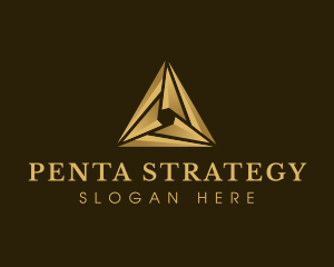 Firm Pyramid Triangle logo design