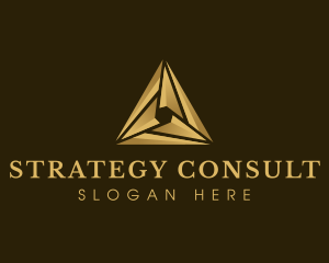 Firm Pyramid Triangle logo design