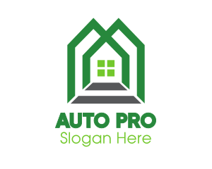 Green Shape House logo