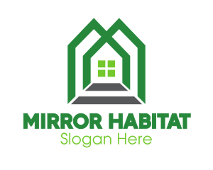 Green Shape House logo