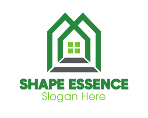 Green Shape House logo