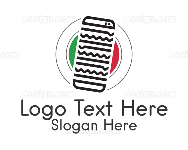 Italian Resto Delivery Logo