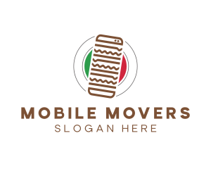 Italian Resto Delivery logo design