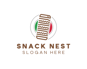 Italian Resto Delivery logo design