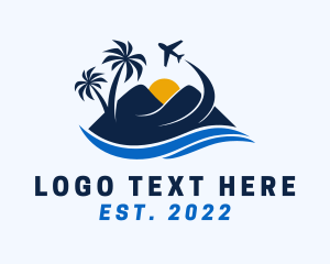 Summer Ocean Mountain logo