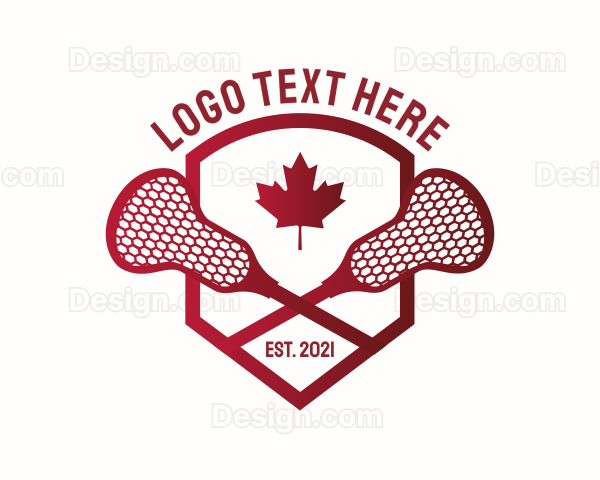 Canada Lacrosse Badge Logo