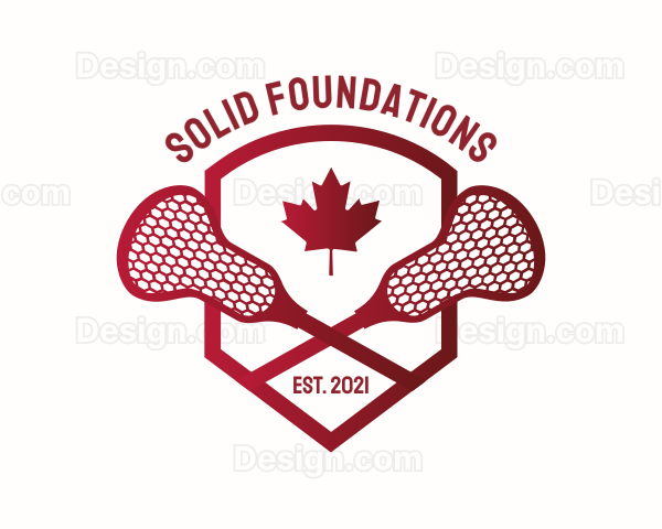 Canada Lacrosse Badge Logo