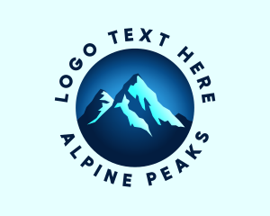 Blue Mountain Peak logo design