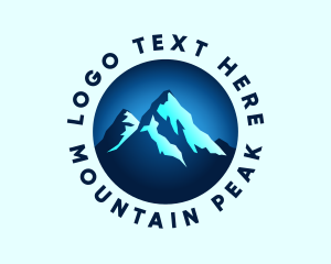 Blue Mountain Peak logo design