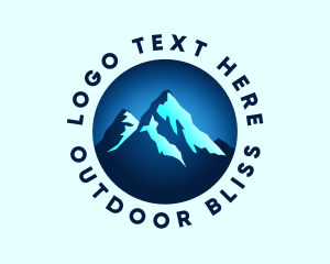 Blue Mountain Peak logo design