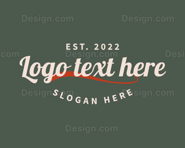 Fancy Retro Streetwear Logo