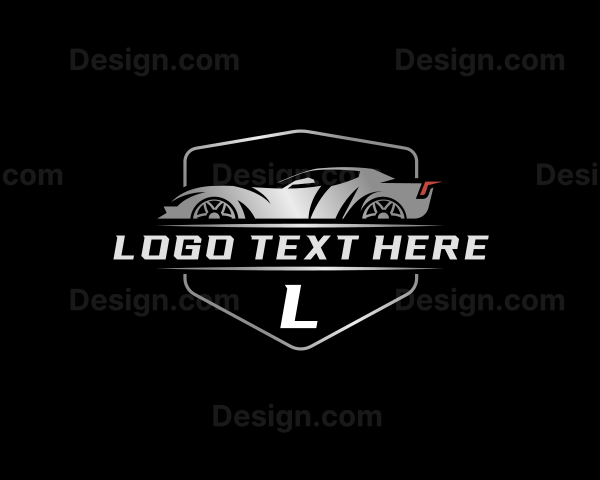 Fast Sports Car Racing Logo