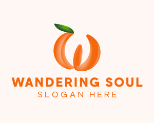 Orange Fruit Business logo design