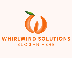 Orange Fruit Business logo design