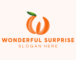 Orange Fruit Business logo design