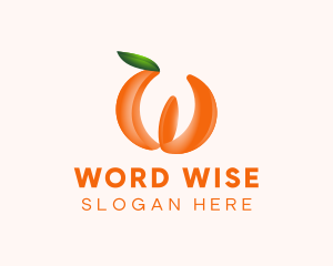 Orange Fruit Business logo design